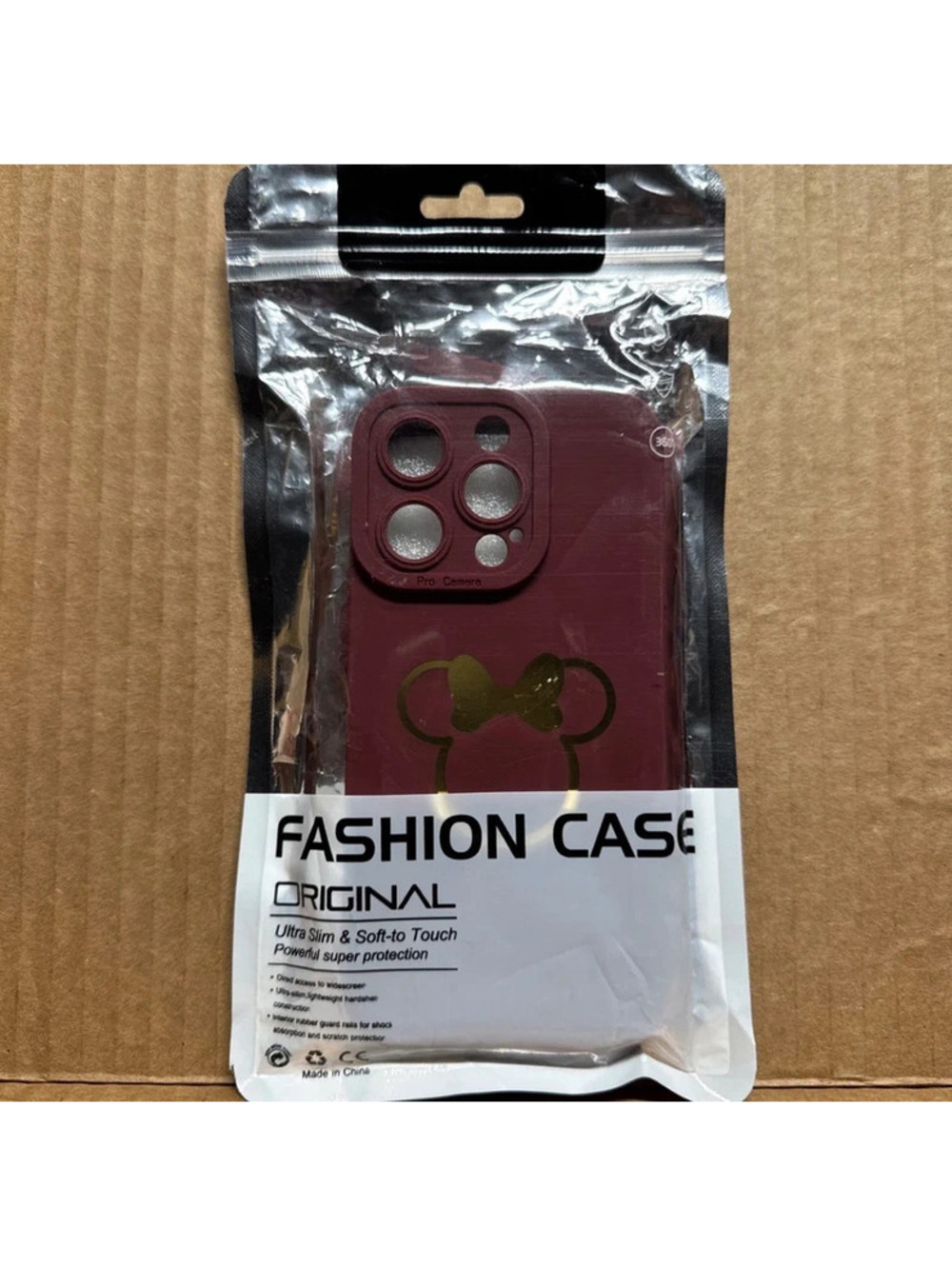 NEW Golden Minnie Mouse Design iPhone 14 Pro case